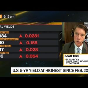 Treasury Yields Will Continue to Rise: BlackRock���s Thiel