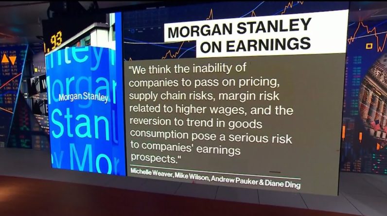 Morgan Stanley's Wilson Expects 2022 to Be 'a Lot Tougher'