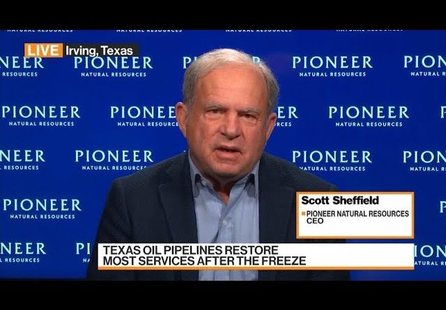Pioneer CEO Sheffield sees Oil at $55-$70 for the Next Several Years