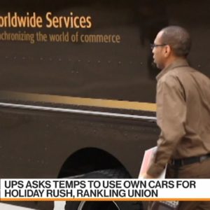 UPS Rankles Unions Amid Holiday Rush