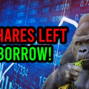 AMC STOCK: THERE ARE OFFICIALLY NO SHARES LEFT TO BORROW!!