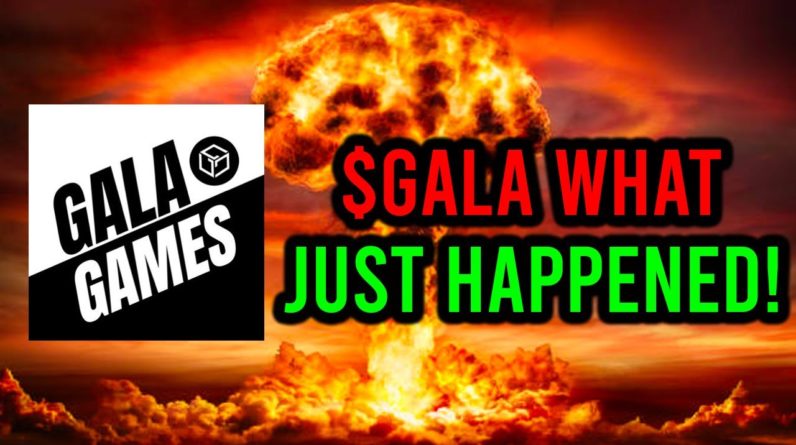 GALA GAMES COIN: WHAT JUST HAPPENED! GALA COIN PRICE PREDICTION AND ANALYSIS!!!