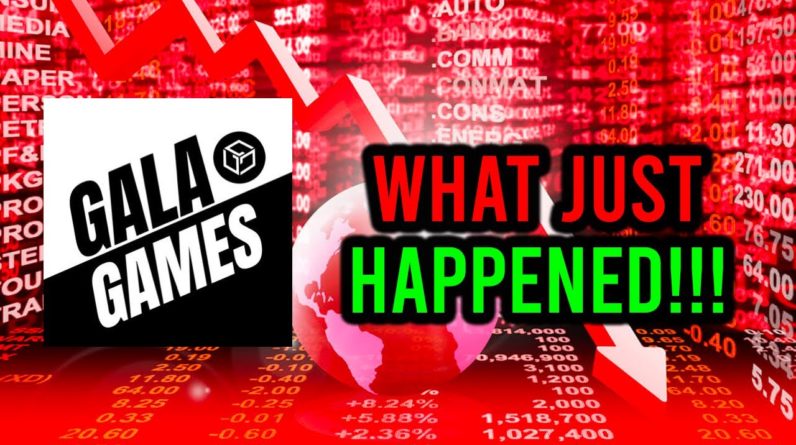 GALA GAMES COIN: WHAT JUST HAPPENED! GALA PRICE PREDICTION & ANALYSIS!
