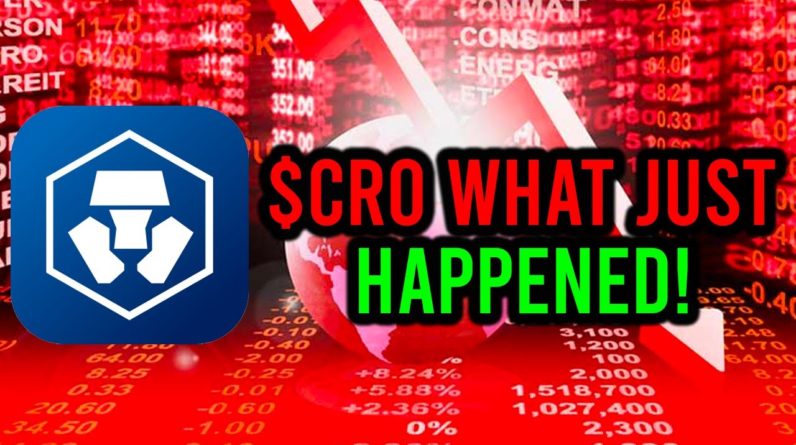 CRYPTO.COM COIN: WHAT JUST HAPPENED! CRO COIN PRICE PREDICTION AND ANALYSIS!