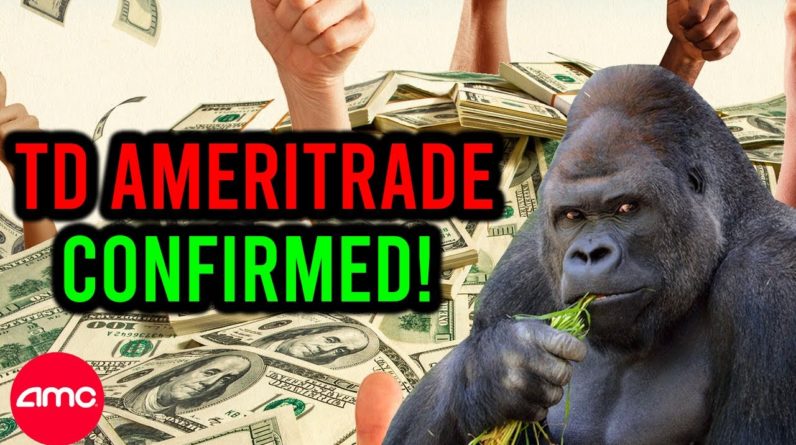 TD AMERITRADE: THE AMC SHORT SQUEEZE IS OFFICIALLY CONFIRMED!