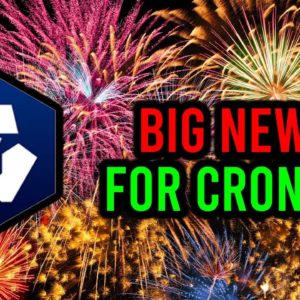 OMG! MASSIVE NEWS FOR THE CRONOS DEFI CHAIN! CRO COIN PRICE PREDICTION AND ANALYSIS