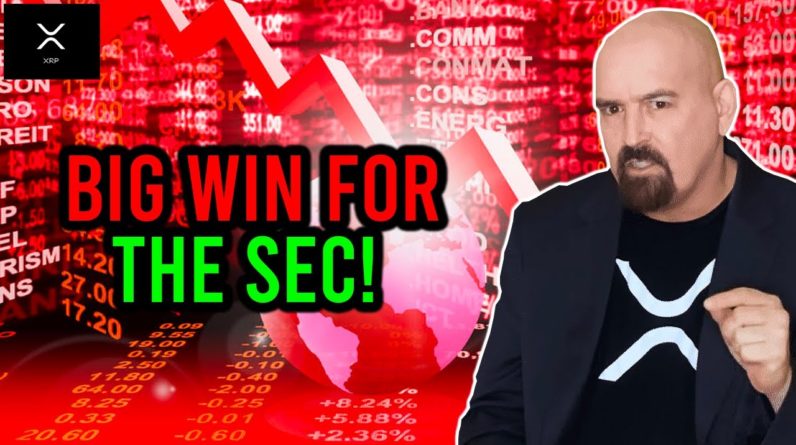 RIPPLE: THE SEC JUST GOT A MASSIVE WIN! XRP PRICE PREDICTION AND ANALYSIS!