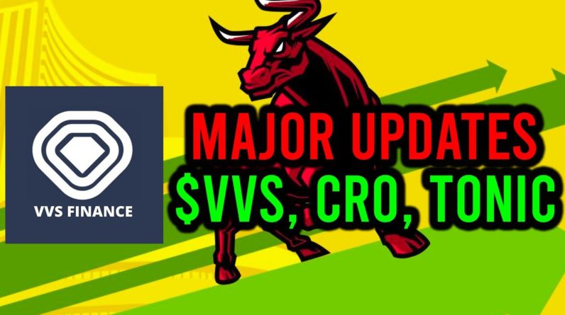 MASSIVE VVS FINANCE, TONIC AND CRO UPDATE! CRO COIN PRICE PREDICTION AND ANALYSIS!
