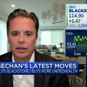 We're taking advantage of the volatility by buying Blackstone, says Rob Sechan