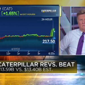 Caterpillar reports Q1 earnings, beats revenue and EPS estimates