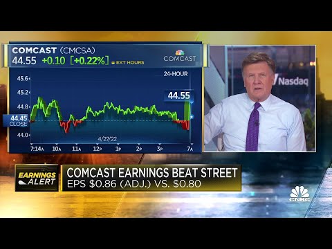 Comcast's first-quarter earnings beat Wall Street's estimates