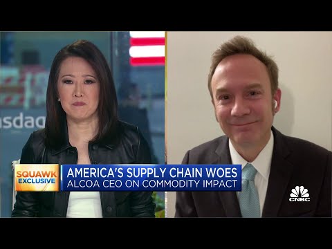 Strength in aluminum due to serious supply problems, says Alcoa CEO Roy Harvey