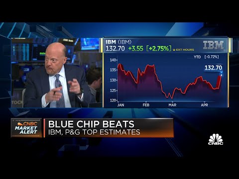 Jim Cramer says IBM stock is a buy following first-quarter earnings beat
