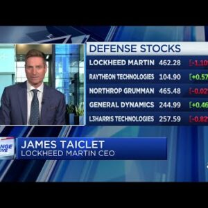 Lockheed will ramp up production to keep up with defensive weapons demand, says CEO Jim Taiclet