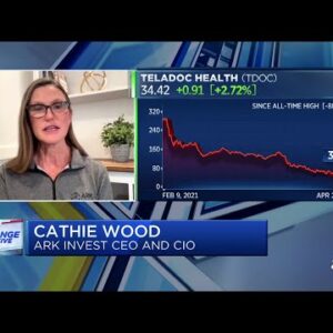 Teladoc is becoming the health care information backbone of the U.S., says Cathie Wood