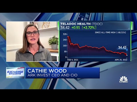 Teladoc is becoming the health care information backbone of the U.S., says Cathie Wood