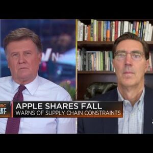 Supply chain has had a 'significant impact' on Apple, says Bernstein analyst