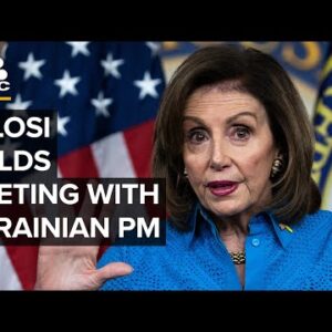 Speaker Nancy Pelosi holds a meeting with Ukrainian PM Denys Shmyhal — 4/21/22