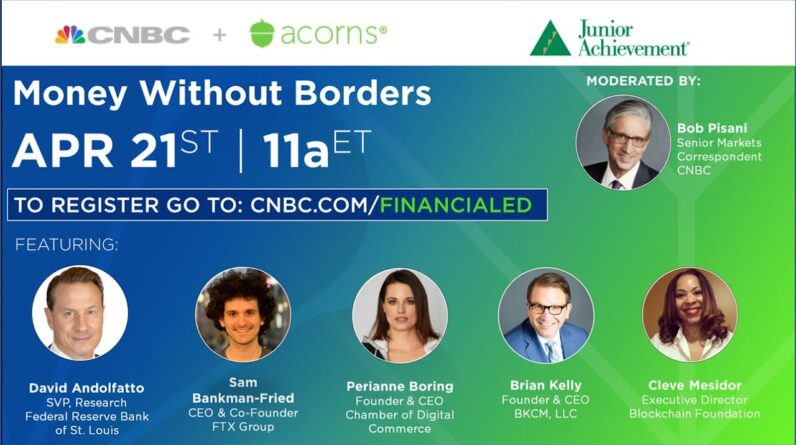 WATCH LIVE: Money Without Borders with CNBC's Bob Pisani — 4/21/22