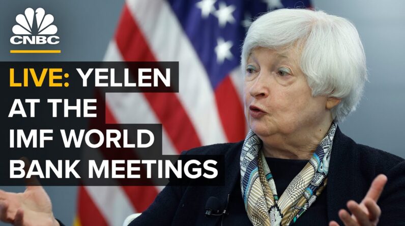 LIVE: Treasury Secretary Janet Yellen holds a briefing at the IMF World Bank Meetings — 4/21/22