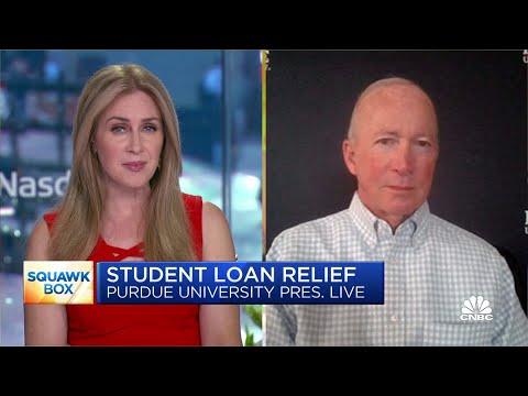 Biden's student loan forgiveness plan is 'fatally flawed,' says Purdue University president