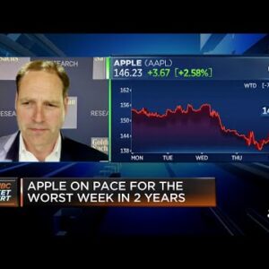 'Apple is very expensive relative to the S&P,' says Goldman's Rod Hall