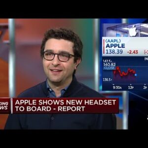 Apple reportedly shows new headset to board