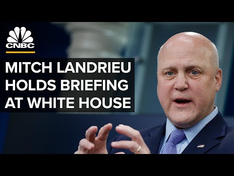 Infrastructure Coordinator Mitch Landrieu holds briefing with reporters — 5/16/22