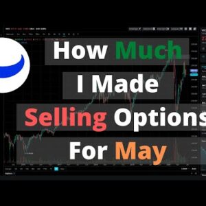 How much did my $28k options portfolio make selling options for the month of May?