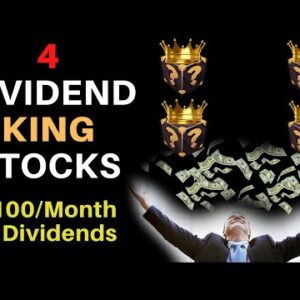 Earn $100 A Month With These 4 Dividend Stocks | Passive Income