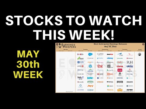 Stocks To Watch This Week Earnings Whispers | Major Stocks: Salesforce, Gamestop And ChargePoint