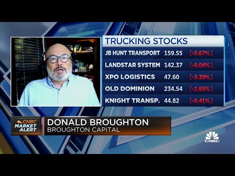 Freight flows continue to go up, says Donald Broughton