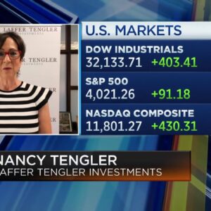 Nancy Tengler says she's seeing increasing inflows from clients with no outflows