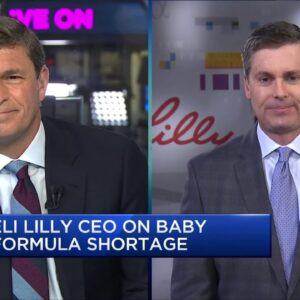 Supply chain pressures are rather modest in the pharma sector, says Eli Lilly CEO