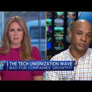Is the tech unionization wave bad for companies' growth?