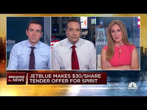 JetBlue makes hostile bid for Spirit Airlines