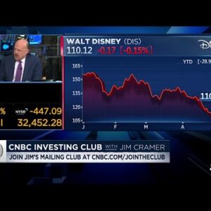 Jim Cramer explains why he's buying more shares of Disney