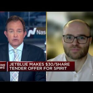 JetBlue's hostile bid for Spirit Airlines is a 'head scratcher,' says Cowen's Aaron Glick