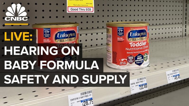 LIVE: House hearing on baby formula safety and supply — 5/25/22