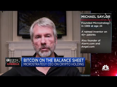Microstrategy CEO Michael Saylor on the future of cryptocurrency
