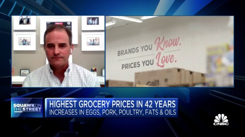 I think there's a trade away from big brands amid price increases, says Grocery Outlet CEO