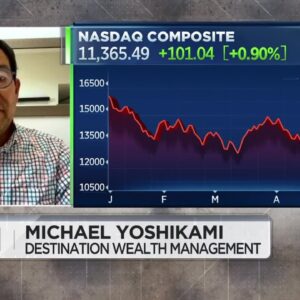 I think we should start resetting expectations for earnings, says Destination Wealth's Yoshikami