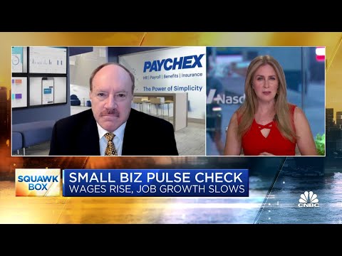 Small business wage growth remains strong, says Paychex CEO Marty Mucci