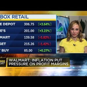 Walmart earnings miss estimates as inflation puts pressure on profit margins