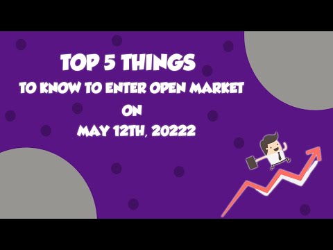 Top 5 Things To Know Before Start of Market on May 12, 2022