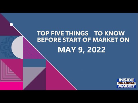 Top Five Things to Know Before Start of Market on May 09, 2022