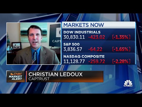 AT&T is one you want to buy during a volatile period, says Captrust's Christian Ledoux