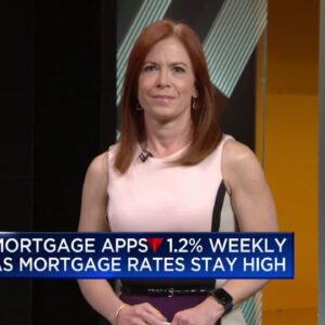 Weekly mortgage applications drop 1.2% as mortgage rates remain high