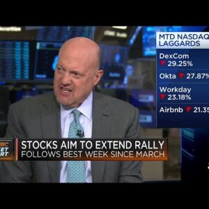 We're seeing a 'bull market within a bear market,' says Jim Cramer