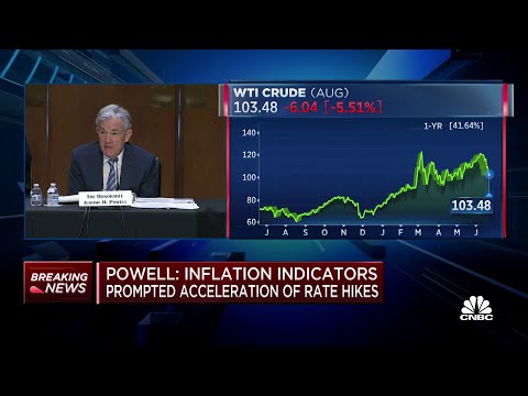 Core inflation is a better representation of the underlying economy, says Fed Chair Jerome Powell